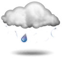 light rain or drizzle Weather forecast for today: light rain or drizzle
