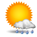 partly rain Weather forecast for today: partly rain