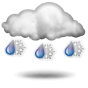 Schneeregen Wettervorhersage für Heute: Schneeregen