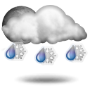 partly sleet Weather forecast for today: partly sleet